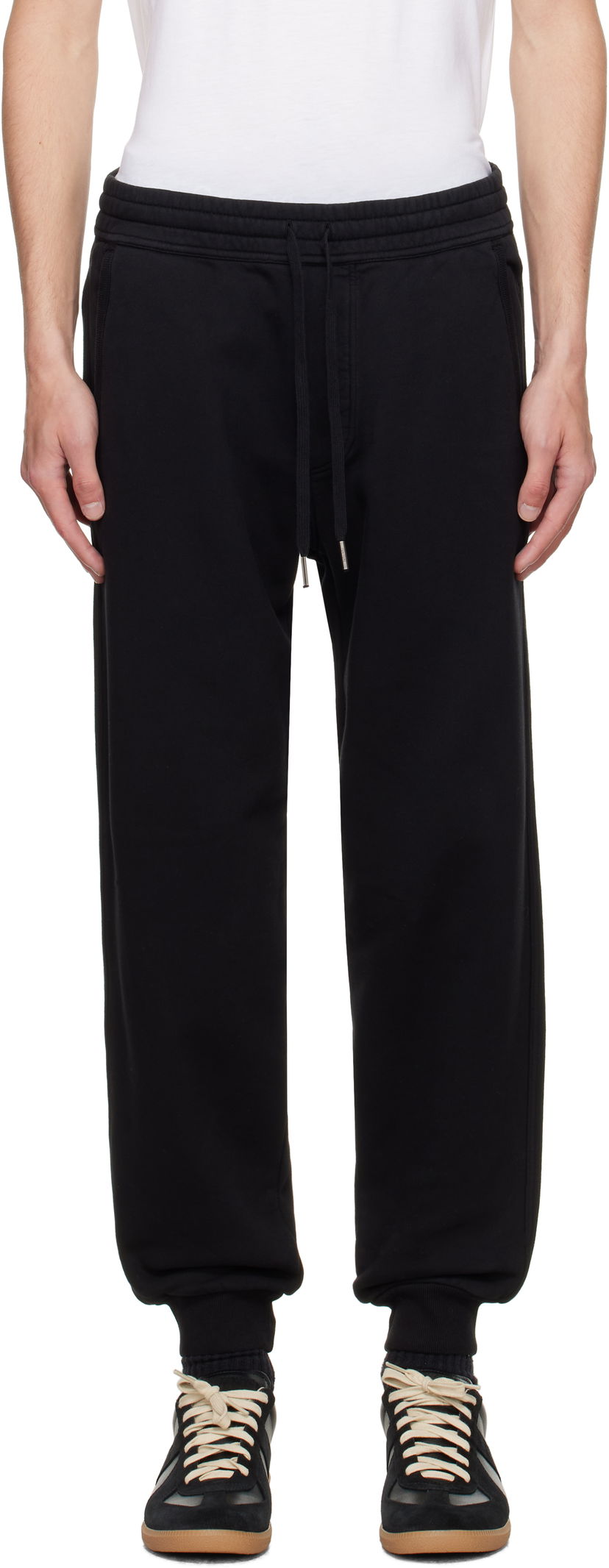 Träningsbyxor Tom Ford TOM FORD Cotton Fleece Sweatpants Svart | JAL023-JMC072