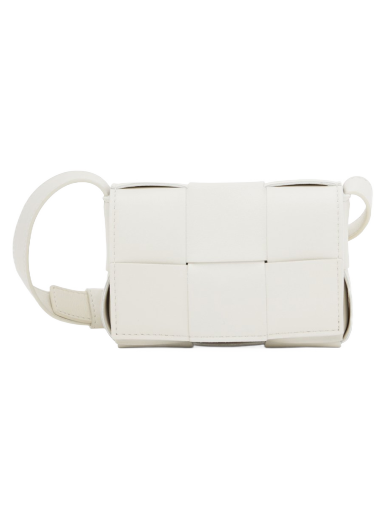Axelväska Bottega Veneta Cassette Shoulder Bag Vit | 666688 VMAY1