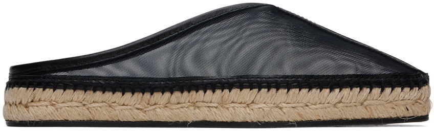 Sneakers och skor TOTEME 'The Espadrille Slipper' Slippers Svart | 243-WAS2763-FB0230, 0