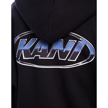 Sweatshirt Karl Kani Karl Kani Woven Signature Chrome Zip Hoodie Svart | KK-60220175, 5
