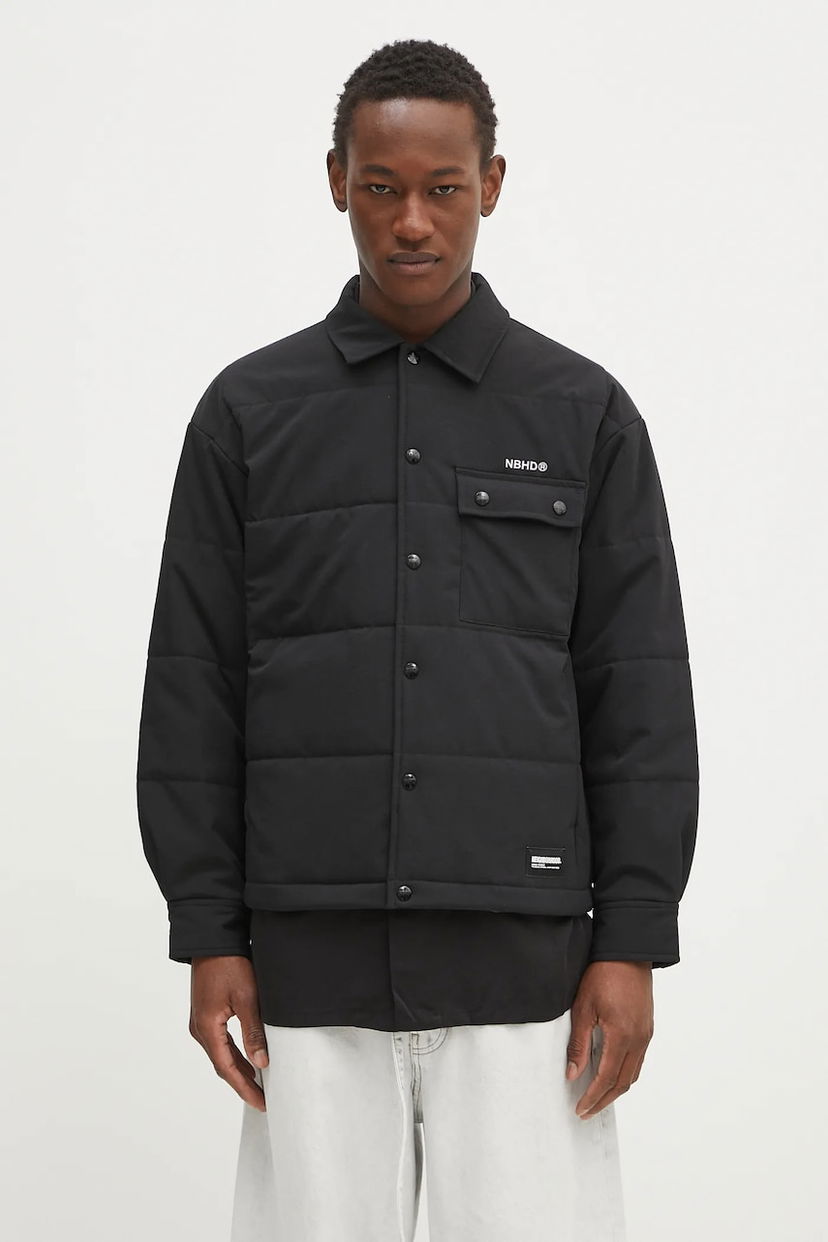 Pufferjacka Neighborhood NEIGHBORHOOD Padded Shirt Jacket Svart | 242TSNH.SHM08