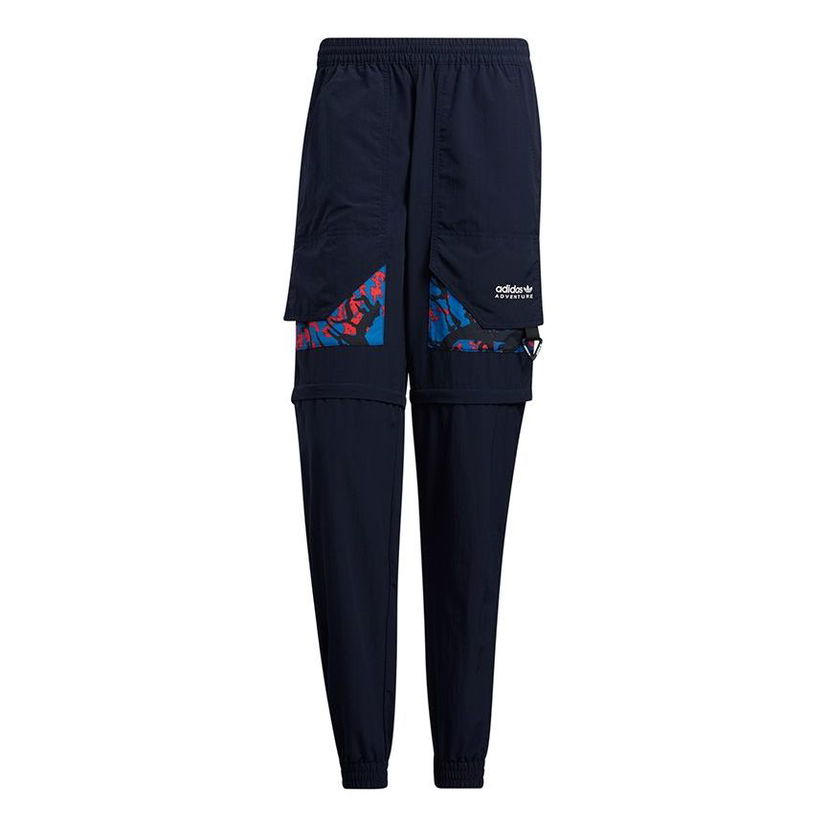 Cargo byxor adidas Originals Adv 2 Contrasting Colors Pocket Bundle Feet Pants Blå | H46691