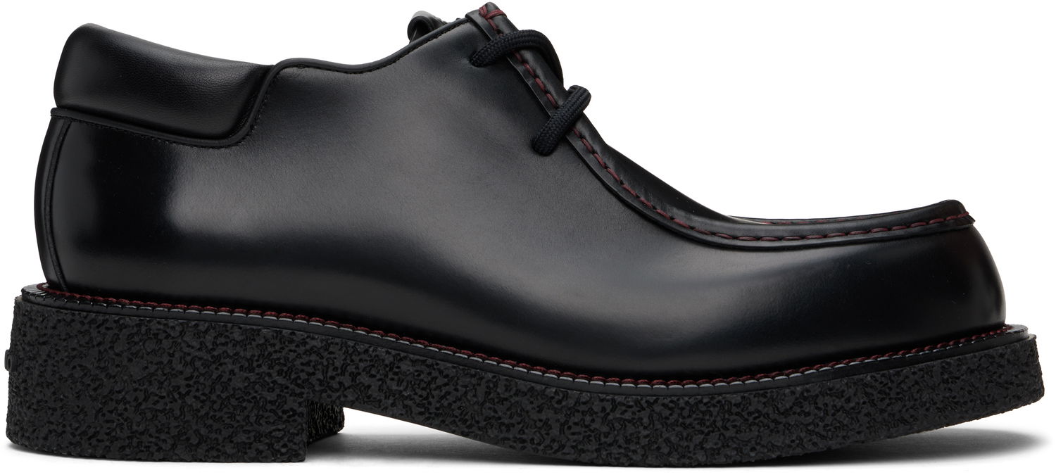 Kläder FERRAGAMO Ferragamo Lace-Up Derby Svart | 777001, 0