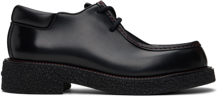 Kläder FERRAGAMO Ferragamo Lace-Up Derby Svart | 777001