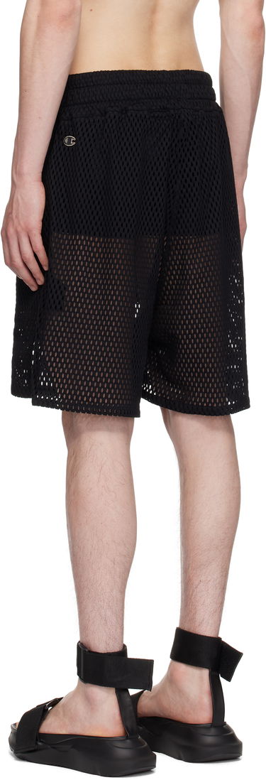 Shorts Rick Owens Rick Owens Champion Edition Mesh Shorts Svart | CM01E1682 CHONET MESH, 3