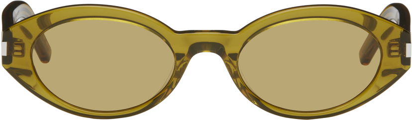 Solglasögon Saint Laurent SL 567 Sunglasses Grön | SL 567-004