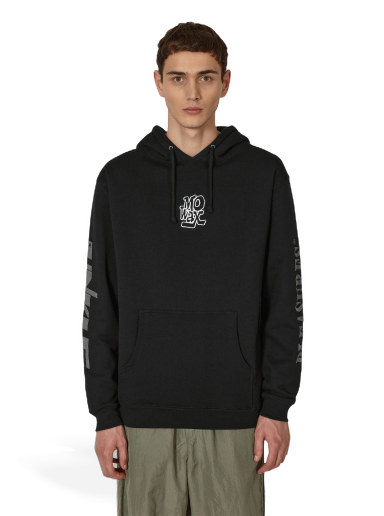 Sweatshirt Pleasures Music Premium Hooded Sweatshirt Svart | P22U007 BLACK
