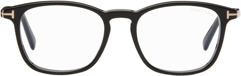 Solglasögon Tom Ford Tom Ford Square Blue Block Glasses Svart | FT5960-B_52001