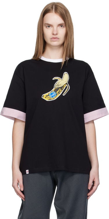 T-shirt Charles Jeffrey Loverboy Charles Jeffrey LOVERBOY Turn Up Graphic T-Shirt Svart | 52080501, 0