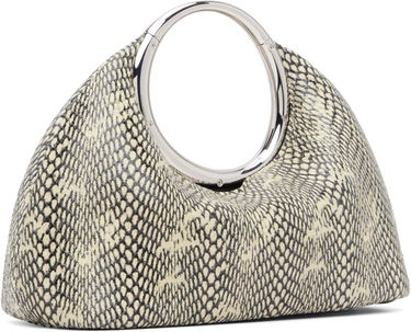 Handväska Jacquemus Jacquemus 'The small Calino' Snakeskin Hobo Bag Beige | 25E241BA395-3233, 2