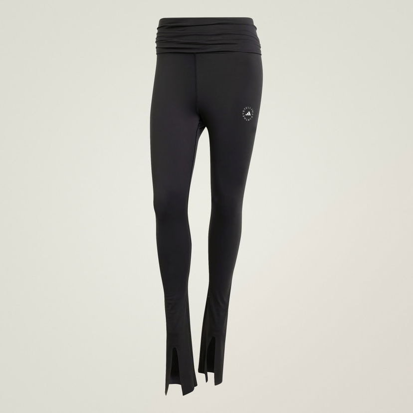 Damasker adidas Performance adidas by Stella McCartney TrueStrength Splitcuff Leggings Svart | IW0515