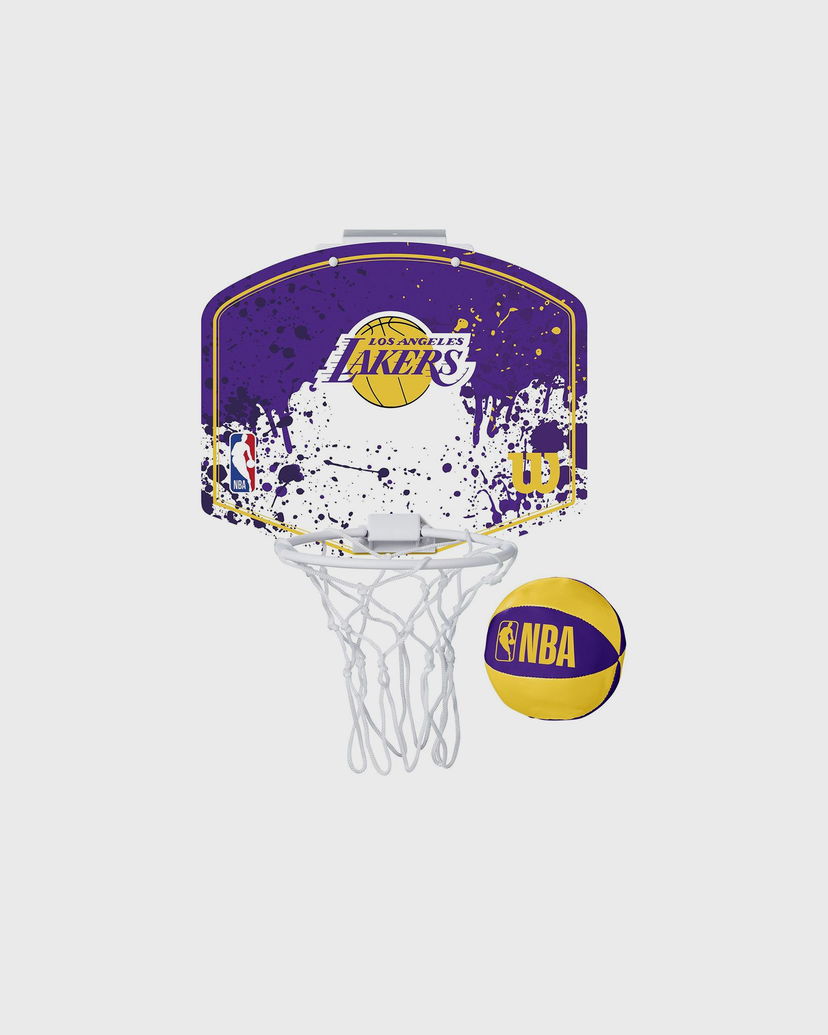 Sportutrustning Wilson Tennis Los Angeles Lakers NBA Mini Hoop Purpur | WTBA1302LAL