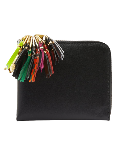 Plånbok Comme des Garçons Zipper Pull Wallet Black Svart | SA3100ZP