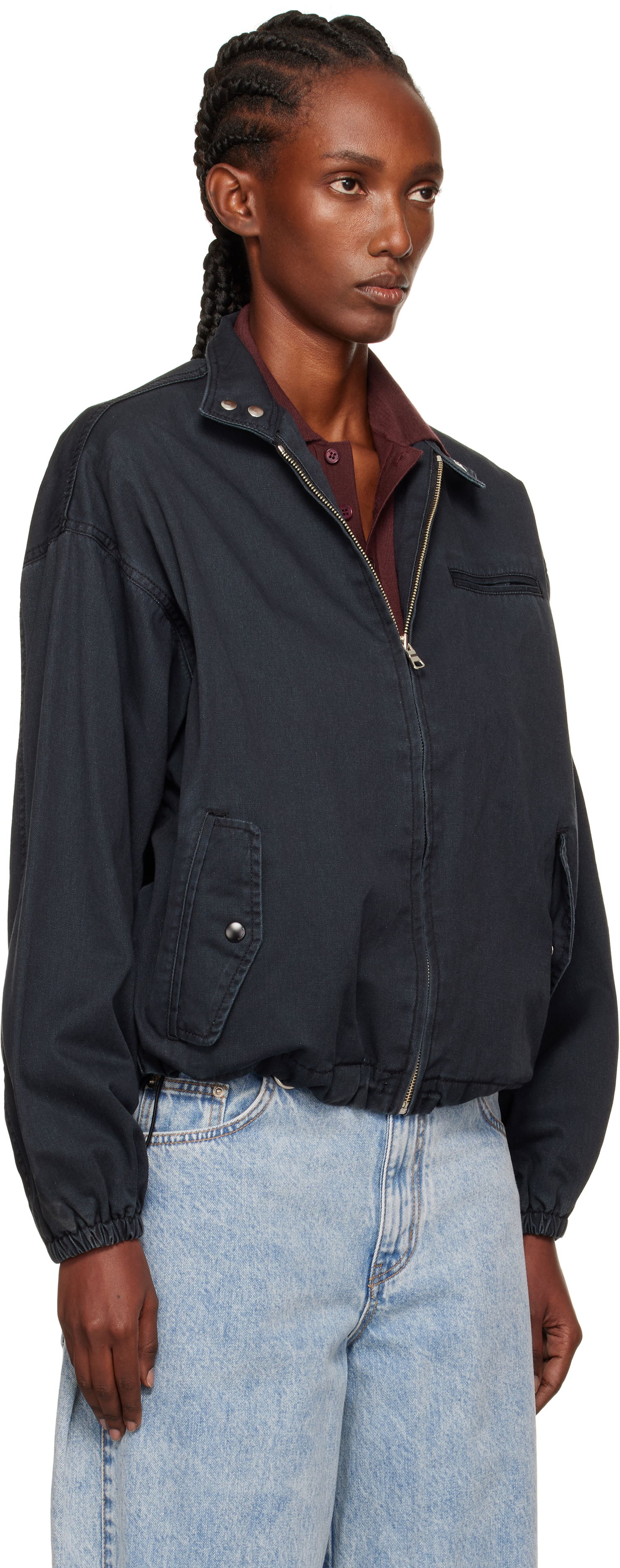 Jacka We11done We11done Harrington Jacket Svart | WD-JP2-25-052-W-NV, 1