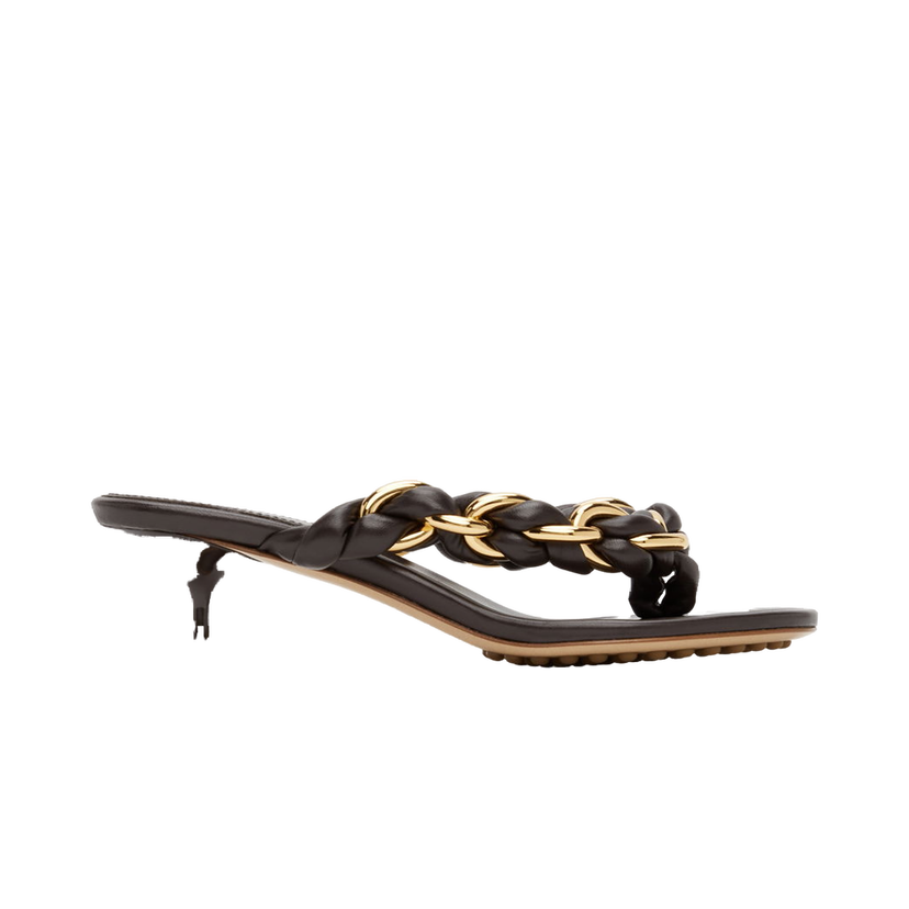 Sneakers och skor Bottega Veneta Chain Dot Sandals "Brown" Brun | 659002 V0V50
