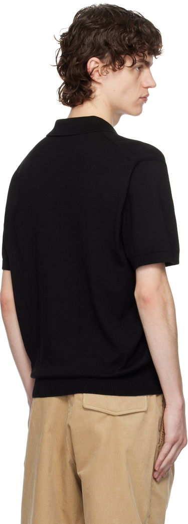 Polotröja A.P.C. A.P.C. Gregorio Knit Polo Svart | COGDK-H23393, 2