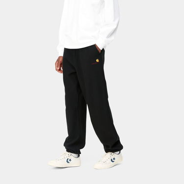 Träningsbyxor Carhartt WIP American Script Sweat Pant Svart | I032328_89_XX, 4
