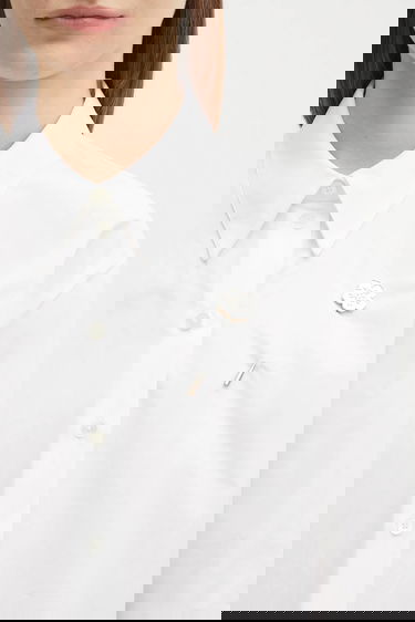 Skjorta KENZO Kenzo Boke Pin Relaxed Fit Shirt with Classic Collar Vit | FF62CH2549LB, 3