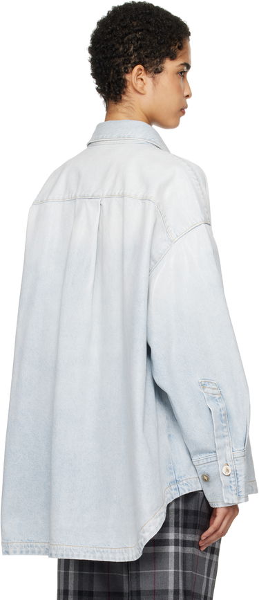 Skjorta The Attico Attico Diana Denim Shirt Blå | 250WCB00068 DDD085SS, 2