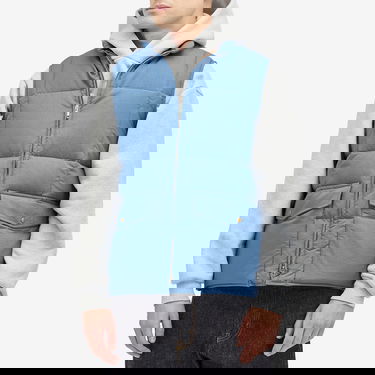 Väst BEAMS Beams Plus Oxford Down Vest, Size Large Blå | 3806-0112-139-75, 2