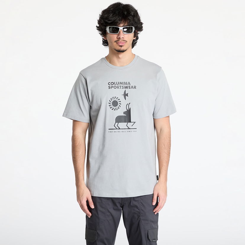 T-shirt Columbia Men's Explorers Canyon™ Short Sleeve T-Shirt Grå | 2036441039