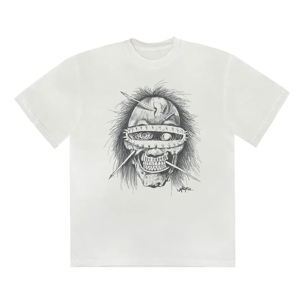 T-shirt Cactus Jack by Travis Scott Travis Scott Utopia T-Shirt Vit | TSUT-BS04, 0