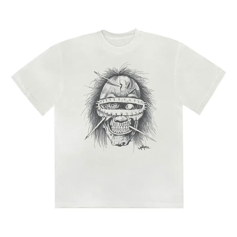 T-shirt Cactus Jack by Travis Scott Travis Scott Utopia T-Shirt Vit | TSUT-BS04