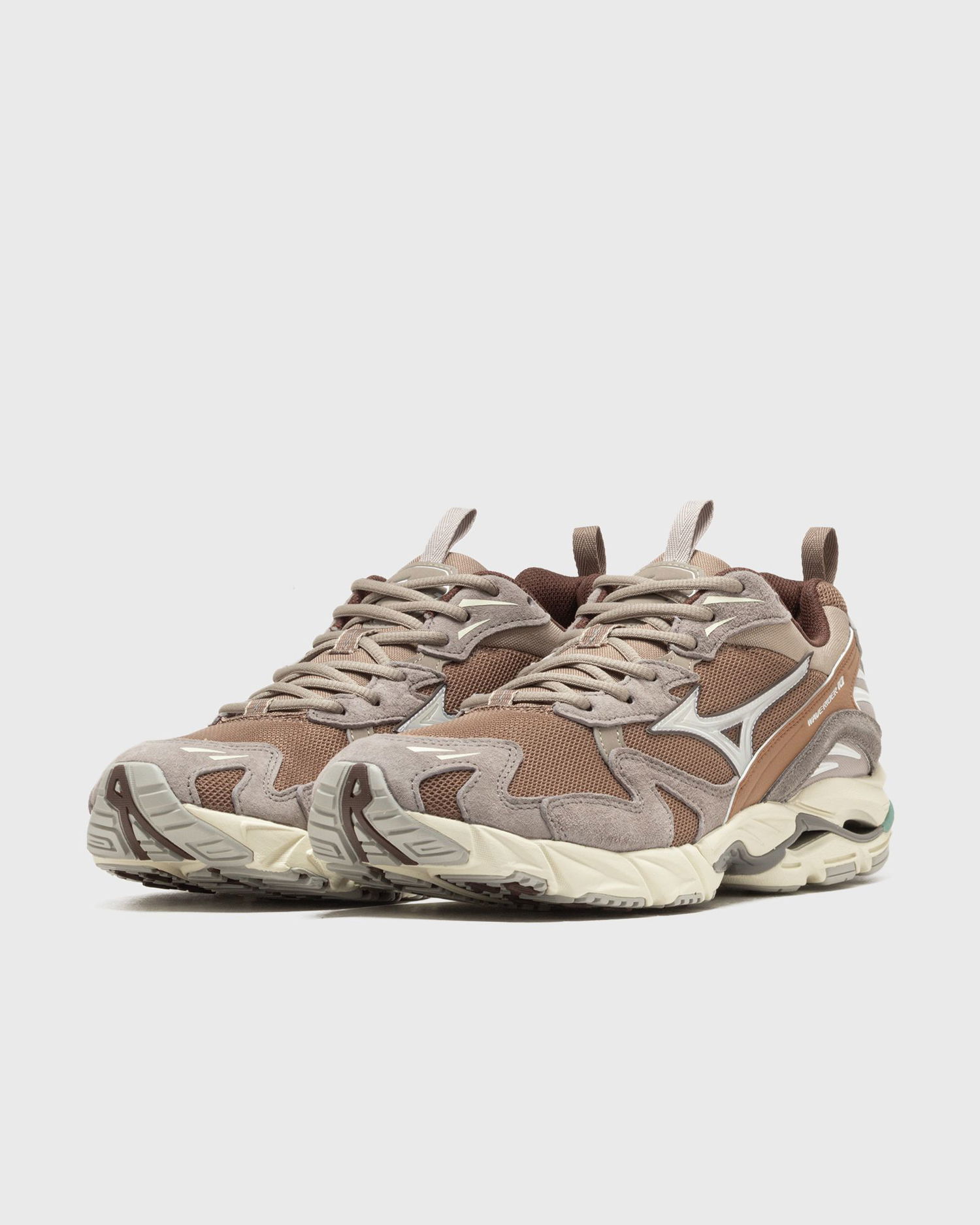 Sneakers och skor Mizuno Wave Rider 10 Fossil/ White/ Thrush Brun | D1GA247108, 1