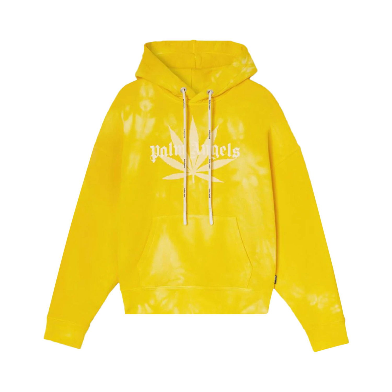 Sweatshirt Palm Angels Leaf Tie Dye Hoodie Gul | PMBB058S22FLE0101818, 1