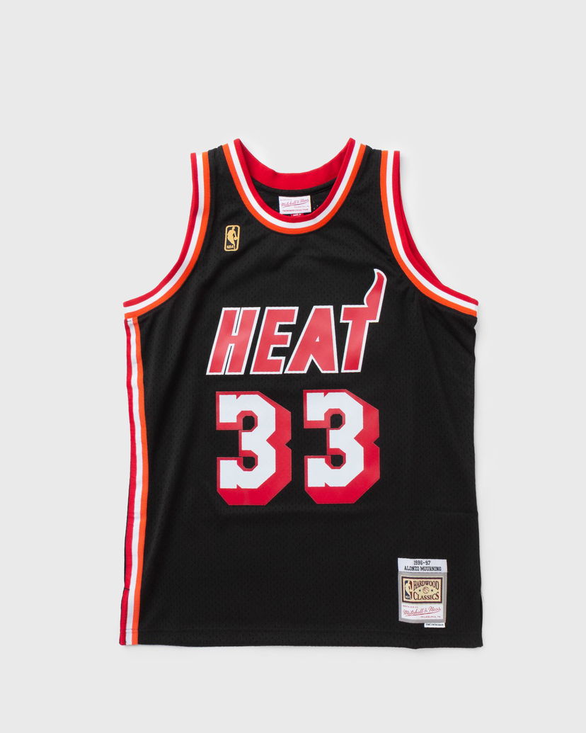 Jersey Mitchell & Ness NBA Swingman Jersey Miami Heat 1996-97 Alonzo Mourning Svart | SMJYAC18093-MHEBLCK96AMO