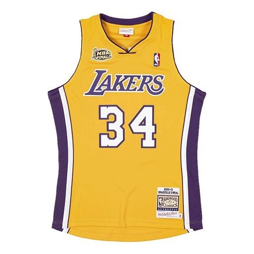 Jersey Mitchell & Ness Los Angeles Lakers Shaquille O'Neal Swingman Jersey Gul | AJY4SB19104-LALLGPR00SON