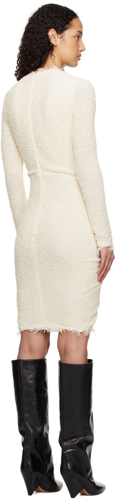 Klä ISABEL MARANT Isabel Marant Ophelie Bouclé Minidress Vit | 25PRO0679FA-C1K01I, 2