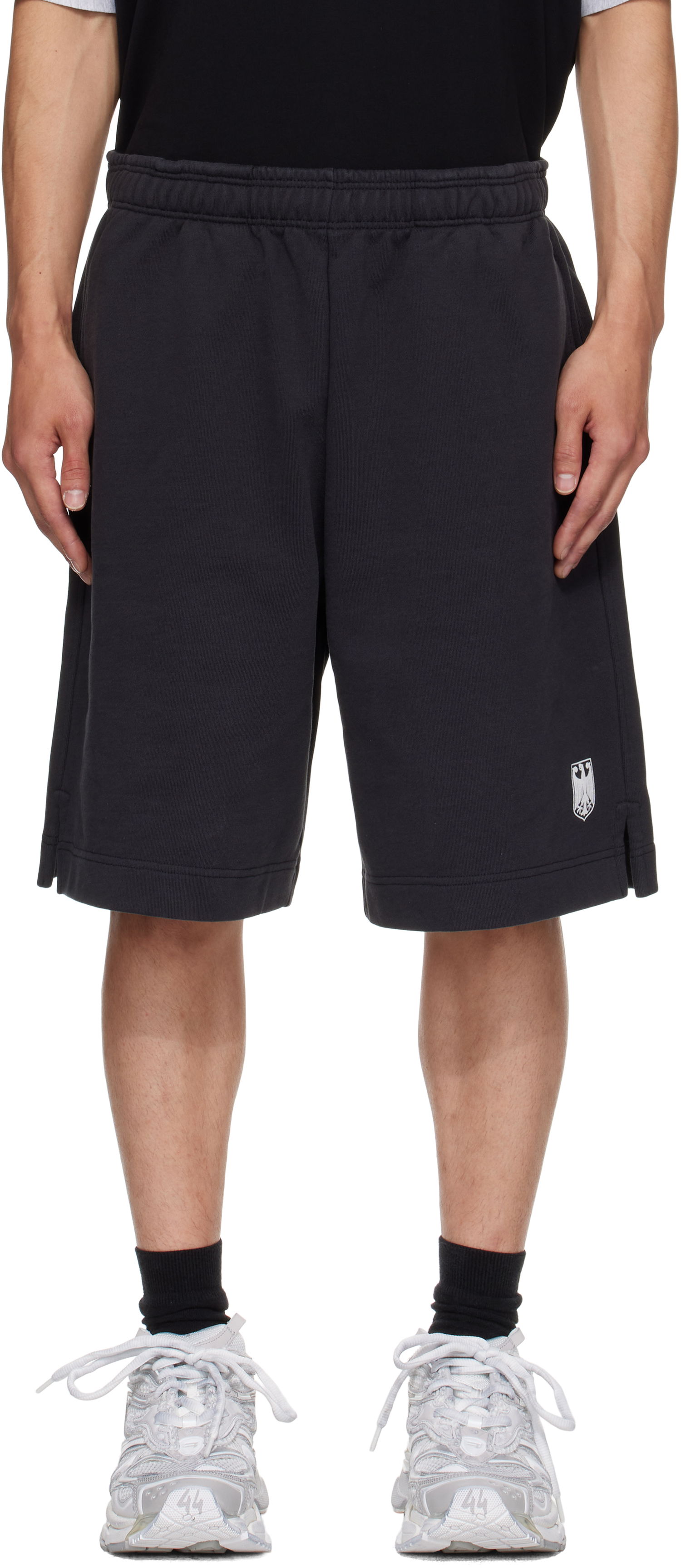Shorts VETEMENTS Vetements Molton Shorts Svart | UH76SS300B, 0