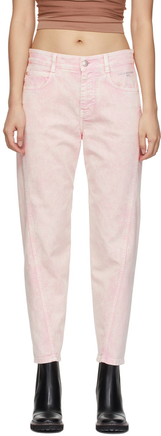 Jeans Stella McCartney Twisted Seam Jeans Rosa | 604339SOH59