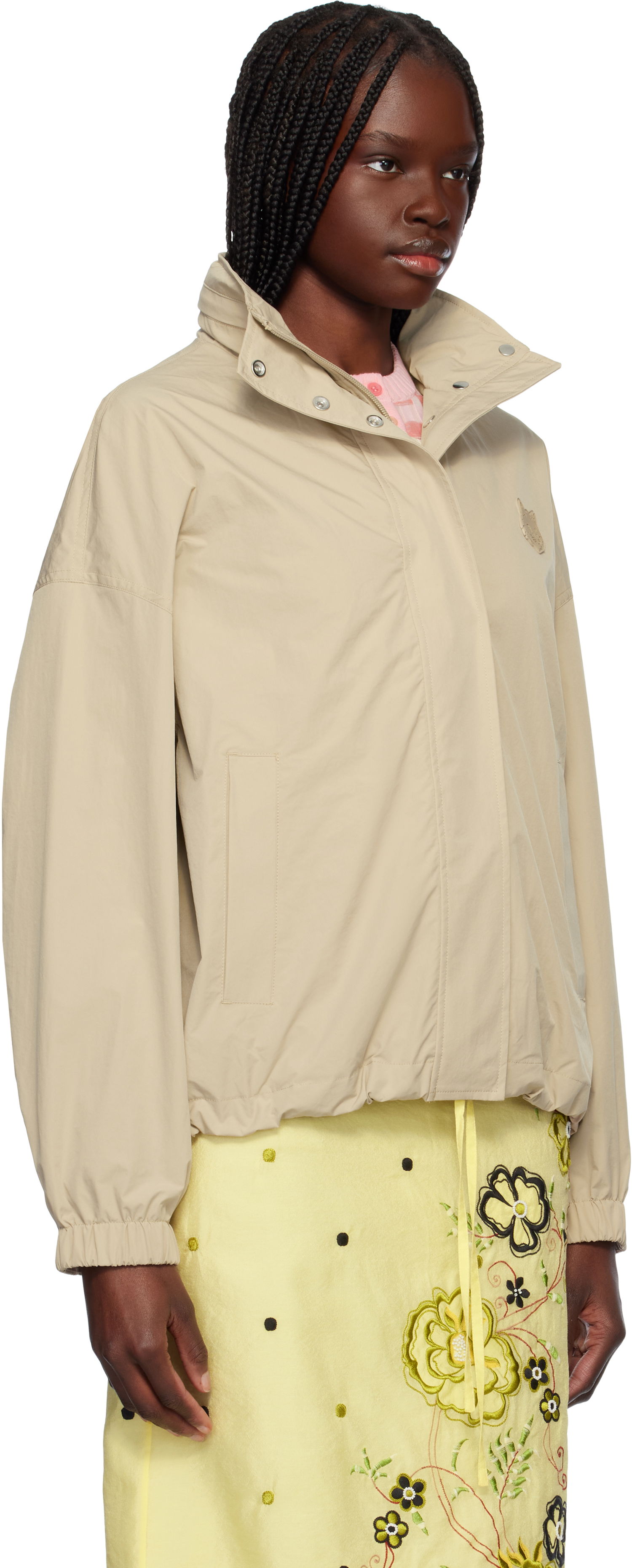 Vindjacka MAISON KITSUNÉ Maison Kitsuné Windbreaker Jacket Beige | OW02201WQ4045, 1