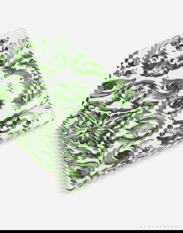 Heminredning Dolce & Gabbana Dolce & Gabbana Ornate Porcelain Trinket Dish Grön | TCC199TCAMTUV004, 1