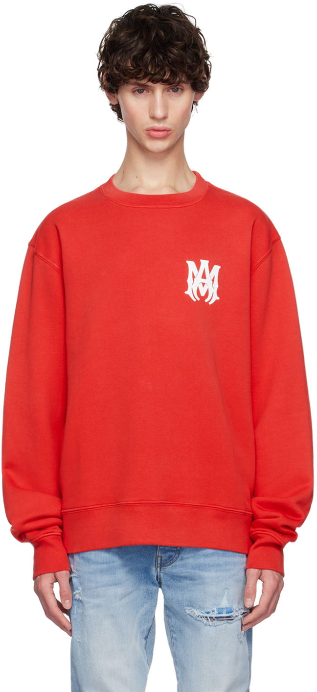 Sweatshirt AMIRI Red MA Core Logo Sweatshirt Röd | AMJYCW1038, 0