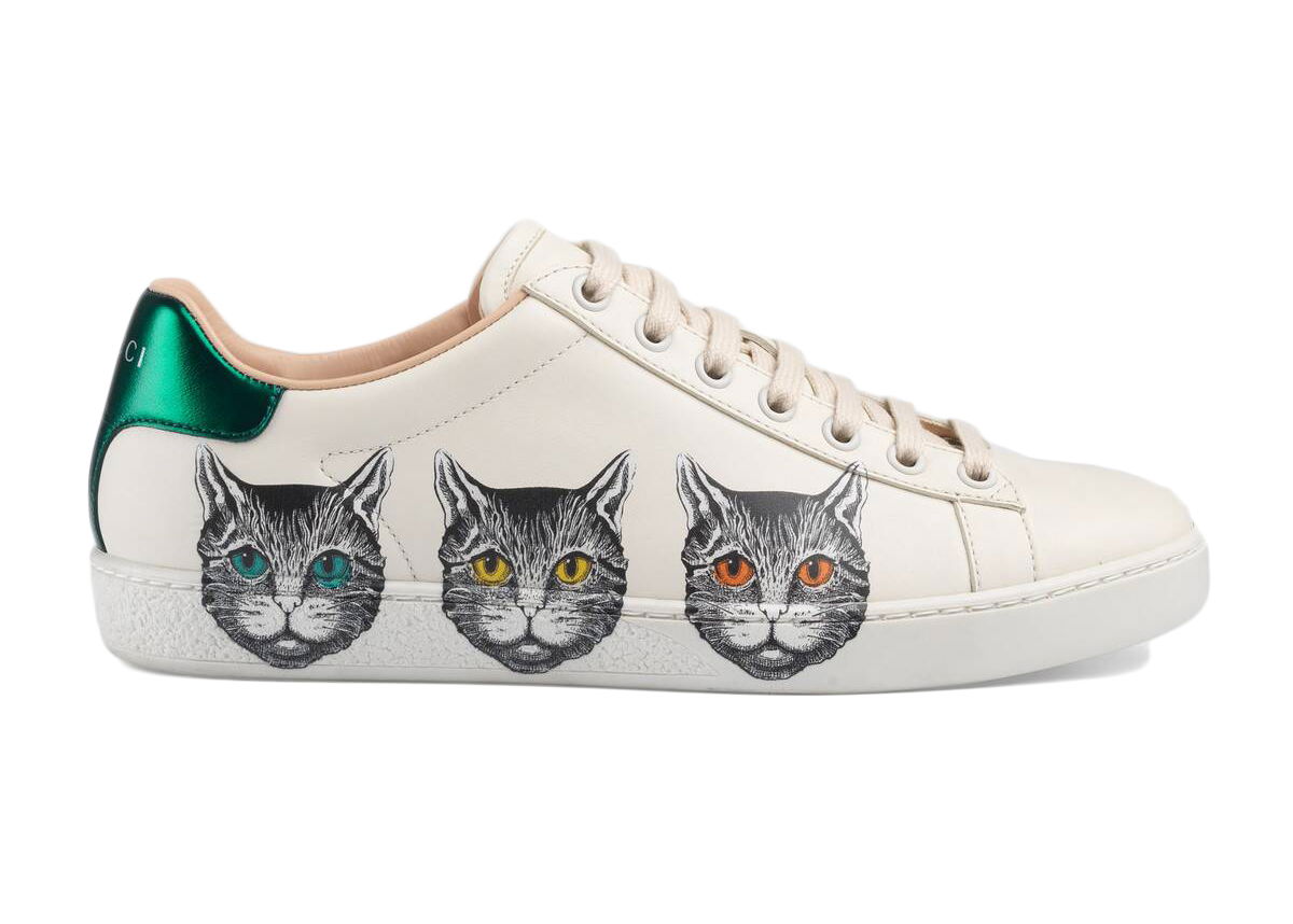 Sneakers och skor Gucci Ace 'Mystic Cat' (W) Vit | 577147 A38V0 9090, 0