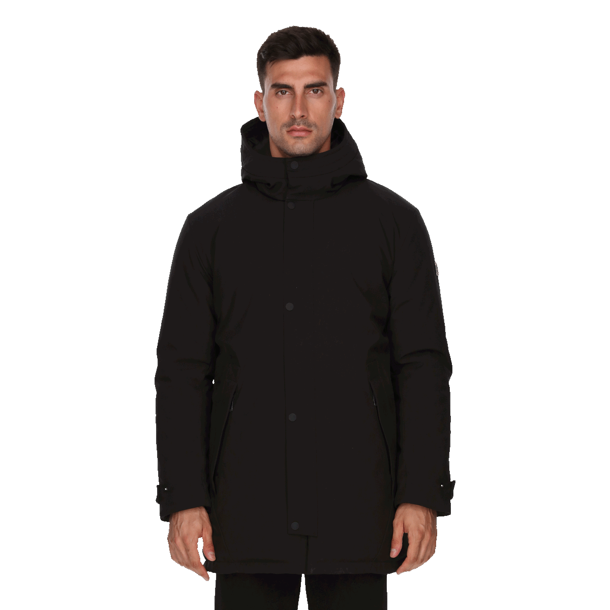 Parkas Champion Brayan Hooded Parka Svart | CHA243M504-01, 0