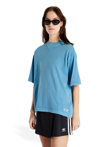 T-shirt Reebok Classics Natural Dye Boxy T-Shirt Blå | HT7857