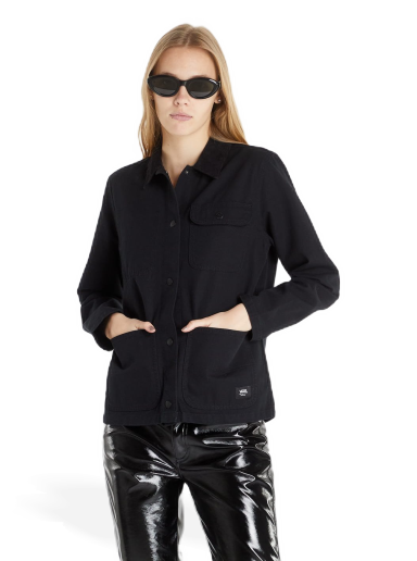 Jacka Vans Drill Chore Jacket Svart | VN0A47Y3BLK1