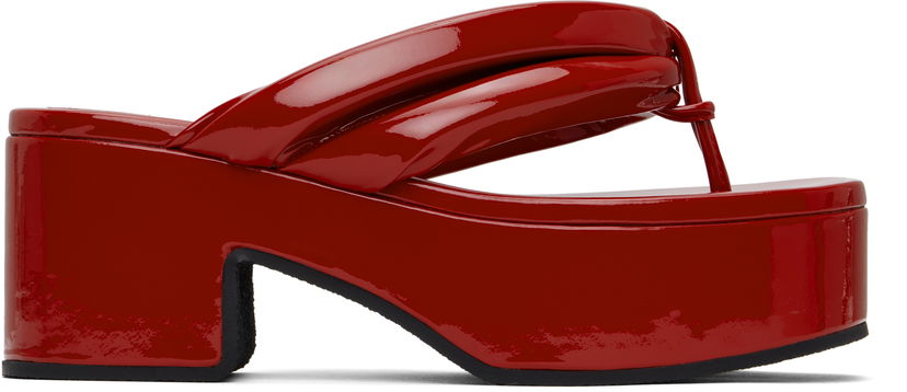 Klä Dries Van Noten Dries Van Noten Platform Sandals Röd | WS251-1544-189