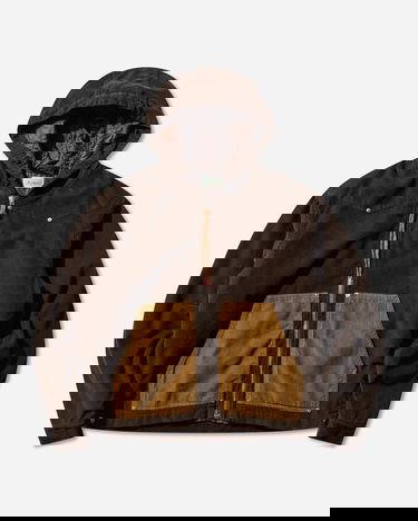 Jacka Aries Washed Cord Carpenter Hooded Jacket Brun | AR7025004 Brown, 1