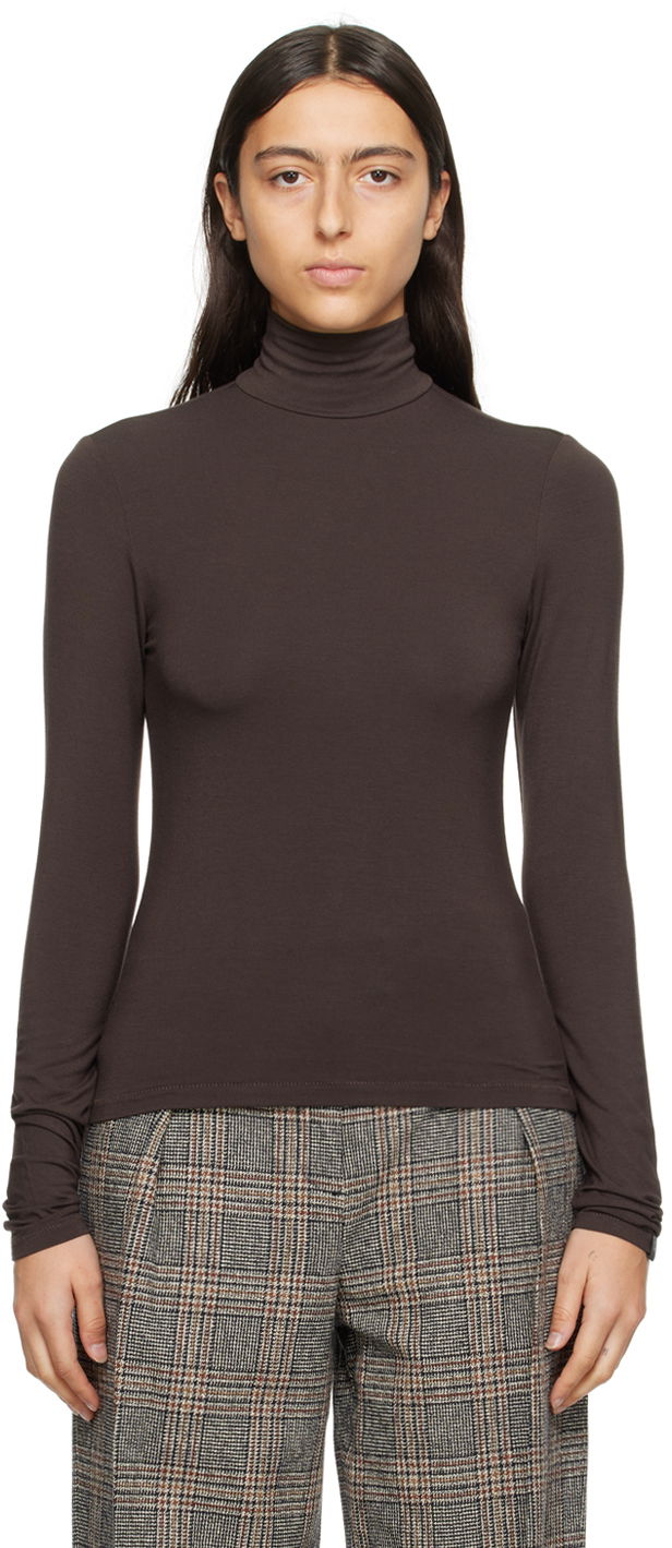 Sweater rag & bone Luca Turtleneck Top Brun | WAC23FT017FG17