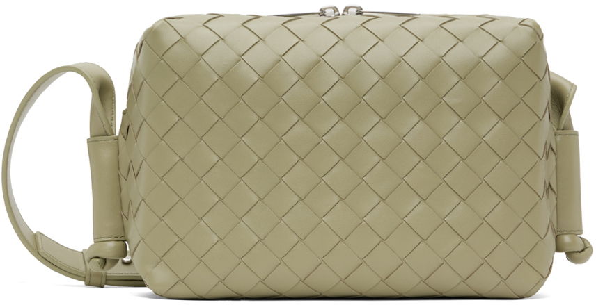 Axelväska Bottega Veneta Bottega Veneta Small Loop Messenger Bag Grön | 755774 V2HL1, 0