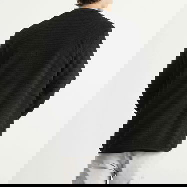 Sweatshirt Snow Peak Thermo Control Fleece Crewneck Pullover with Zippered Pockets Svart | SW-25AU0050-BLK, 3