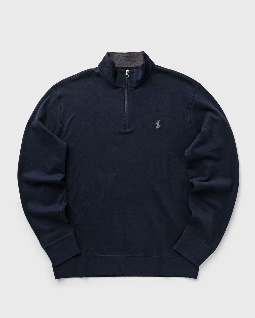 Sweatshirt Polo by Ralph Lauren Men's Quarter-Zip Sweatshirt Mörkblå | 710812963003