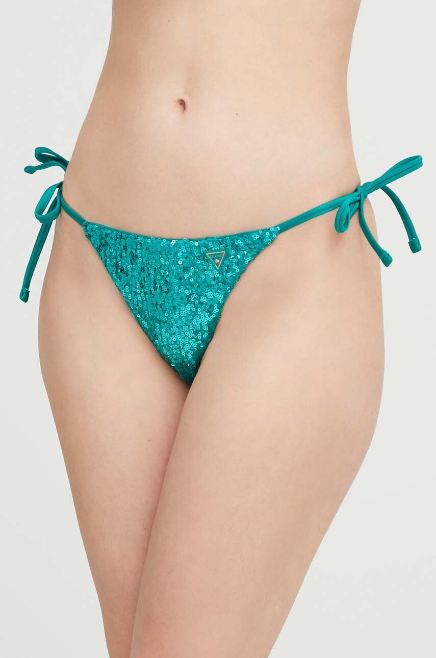 Badkläder GUESS Bikini Bottoms Turkos | E3GO02.KBMV0, 0