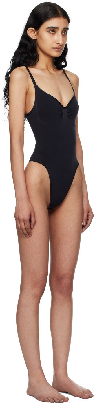 Kropp SKIMS Sculpt Thong Bodysuit Brun | BD-THG-3369, 4