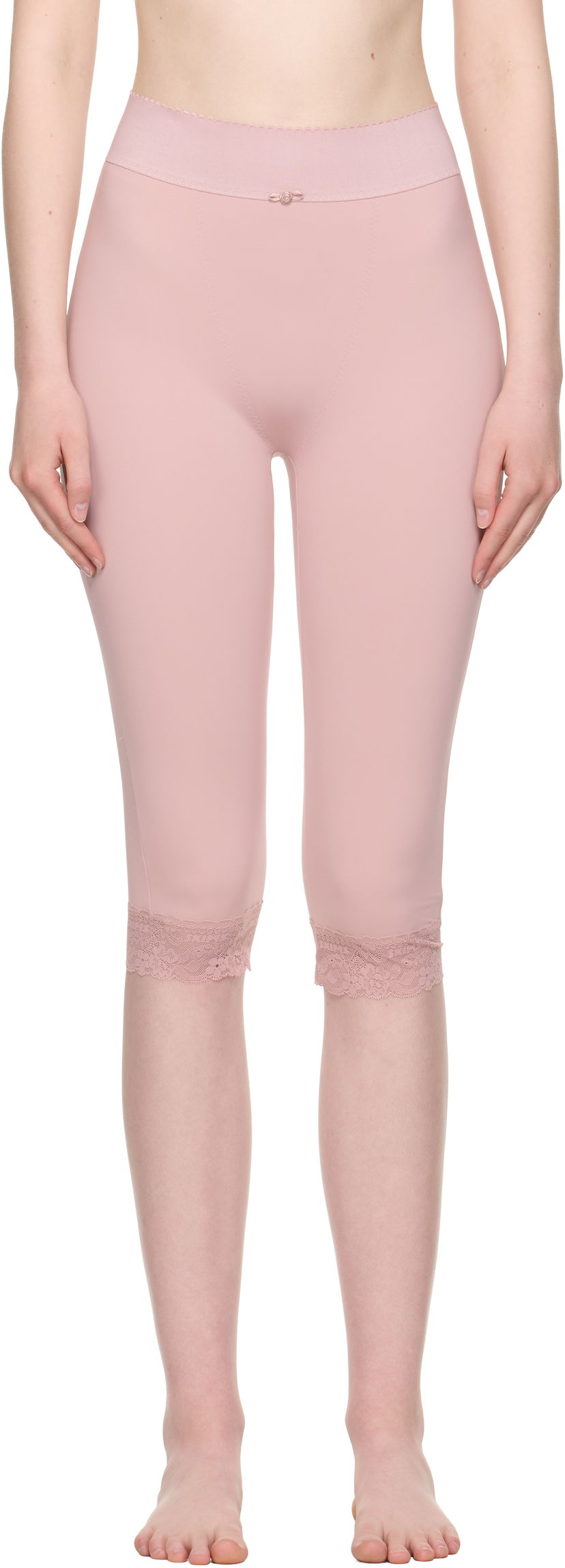 Damasker SKIMS SKIMS Vintage Shapewear Capri Leggings Rosa | BO-PNT-8009W